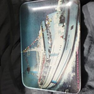 Scandinavian Sun Ship Tray Melanine Vintage M/S